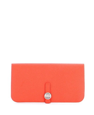 Pre-Owned Hermes Dogon Recto Verso Wallet Leather