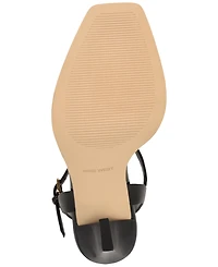 Nine West Women's Joany Square Toe Block Heel Dress Sandals