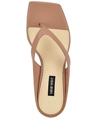 Nine West Women's Olanna Slip-on Kitten Heel Sandals