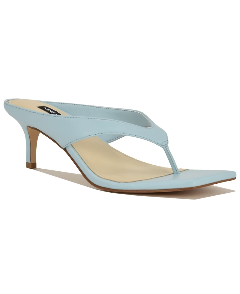 Nine West Women's Olanna Slip-on Kitten Heel Sandals