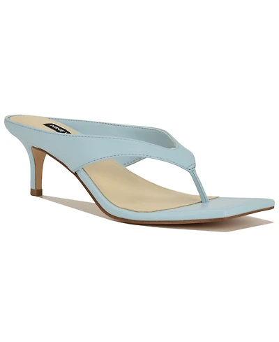 Nine West Women's Olanna Slip-on Kitten Heel Sandals