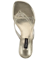 Nine West Women's Crisee Slip-On Kitten Heel Dress Sandals