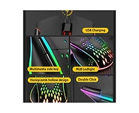 Risokeys Wireless Gaming Mouse with Rgb Lights