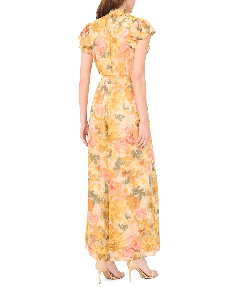 Msk Women's Mock Neck Waist Dress