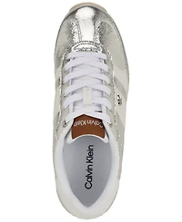 Calvin Klein Women's Anora Round Toe Lace-Up Sneakers