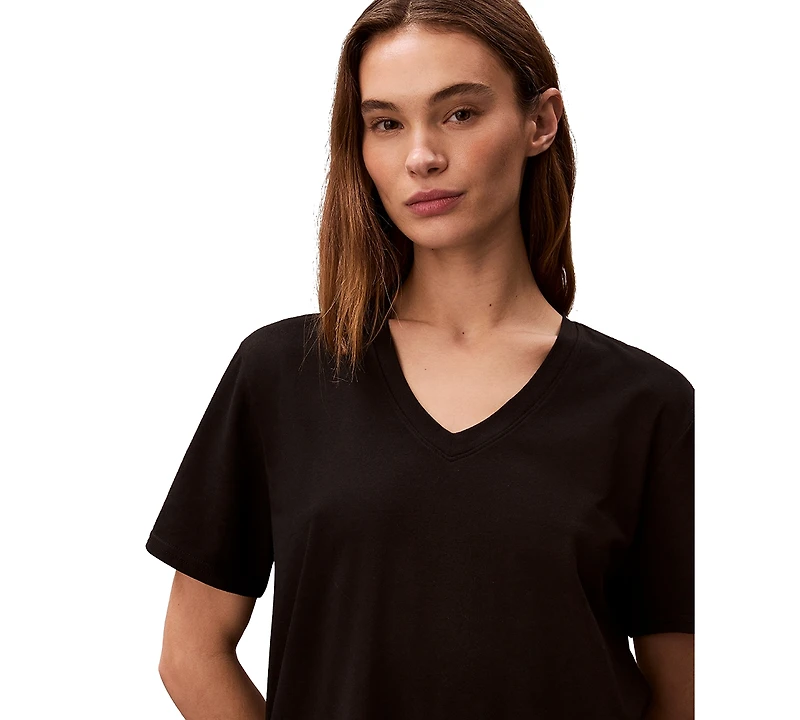 Calvin Klein Performance Women's Classic-Fit V-Neck T-Shirt