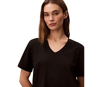Calvin Klein Performance Women's Classic-Fit V-Neck T-Shirt