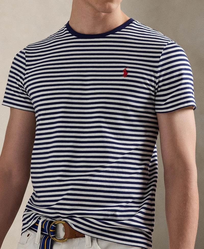 Polo Ralph Lauren Men's Classic-Fit Striped Cotton Jersey T-Shirt