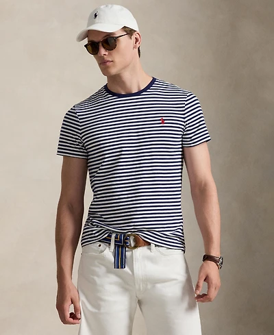 Polo Ralph Lauren Men's Classic-Fit Striped Cotton Jersey T-Shirt