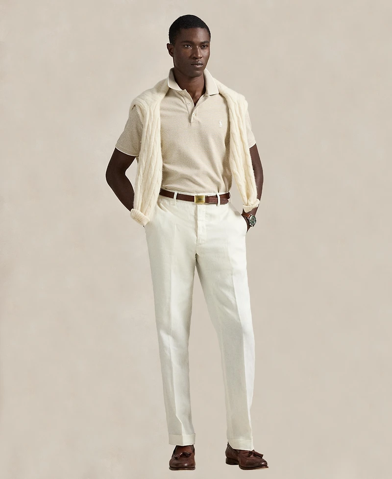 Polo Ralph Lauren Men's Striped Stretch Mesh Shirt