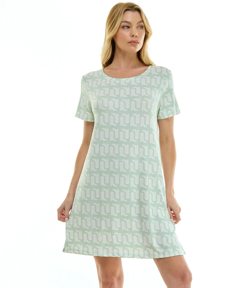 Roudelain Women's Short-Sleeve Sleep Shirt