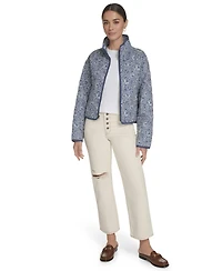 Levi's Women's Quilted Short Liner Zipper Jacket