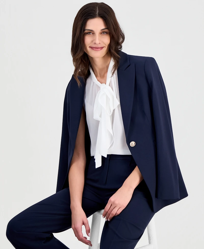 Tahari Asl Women's Tie-Neck Sleeveless Top