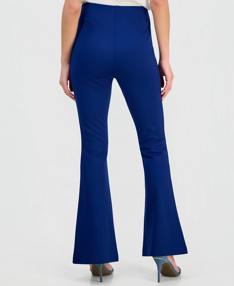 I.n.c. International Concepts Women's High-Rise Ponte Flare-Hem Pants, Created for Macy's