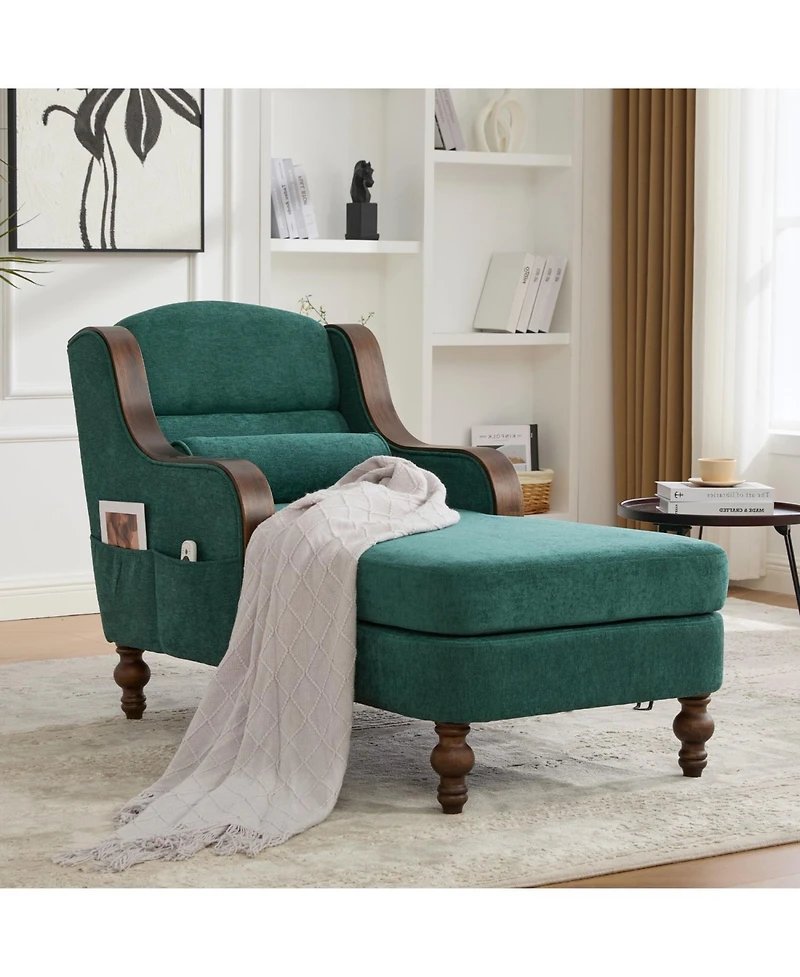 Streamdale Furniture Streamdale Oversized Chaise Lounge Indoor Sofa Bed Wide Seat