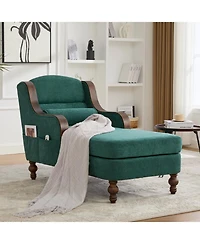 Streamdale Furniture Streamdale Oversized Chaise Lounge Indoor Sofa Bed Wide Seat