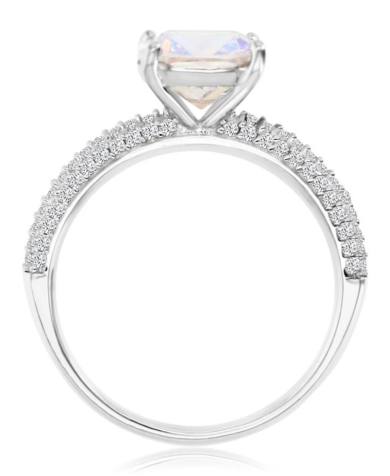 Macy's Aurora Borealis (4.85 ct. t.w.) & Cubic Zirconia (4.85 ct. t.w.) Wedding Duo Ring