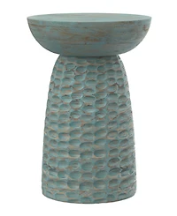 Simpli Home Boyd 13" Mango Wood Solid Accent Table