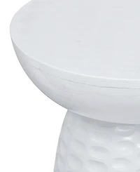 Simpli Home Boyd 13" Mango Wood Solid Accent Table