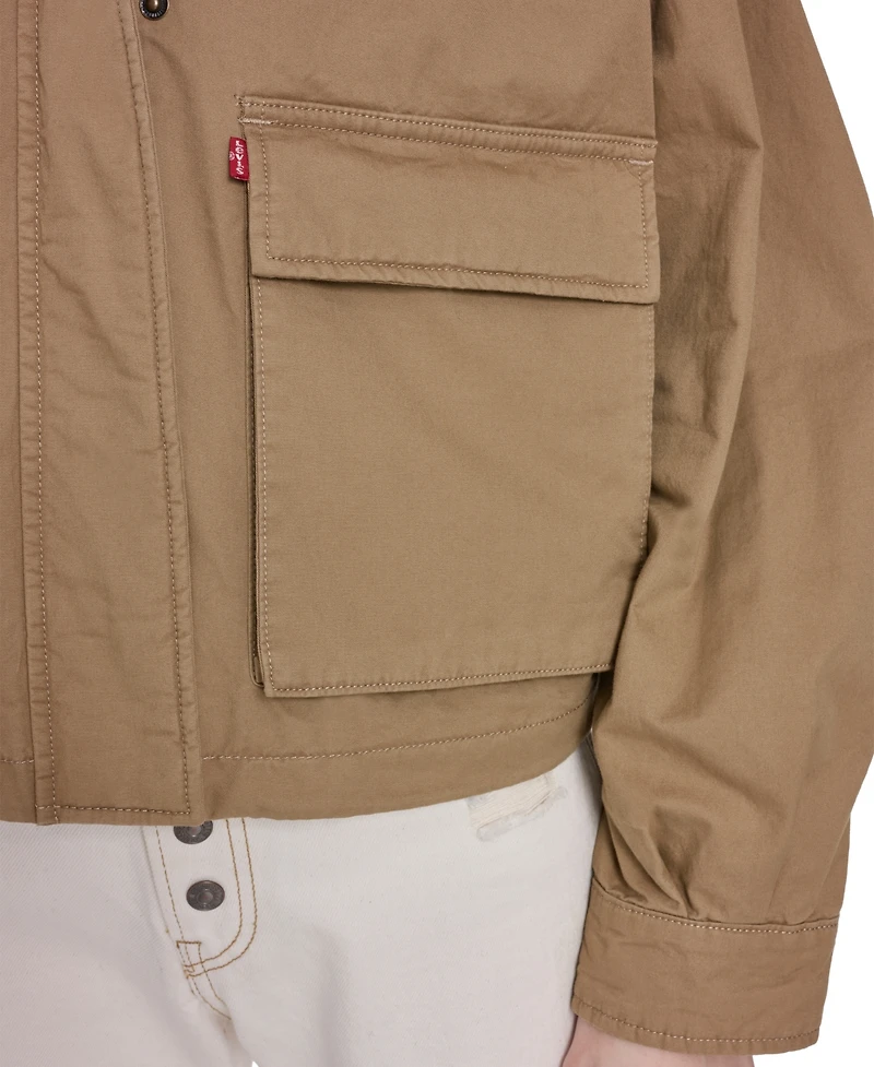 Levi's Women's Stand Collar Zipper Jacket