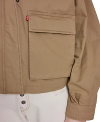 Levi's Women's Stand Collar Zipper Jacket