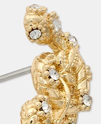 Marchesa Pave Snake Statement Stud Earrings