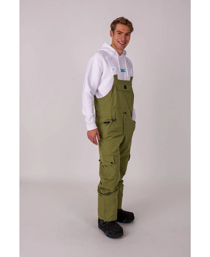 Oosc Men's Yeh Man Ski & Snowboard Bib Pant - Khaki