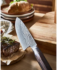 Cuisine::pro Damashiro Emperor Stainless Steel 7-Pc. Makoto Knife Block Set