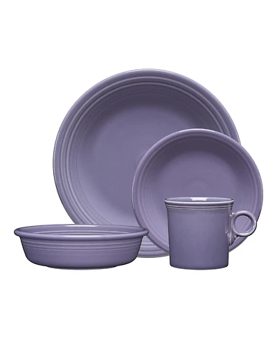 Fiesta Lavender Classic Rim 4-Piece Place Setting