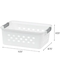 Iris Usa Small Plastic Basket Storage, 8Pk
