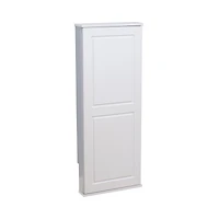 Household Essentials Iron n Fold Wall Ironing Board Cabinet, White