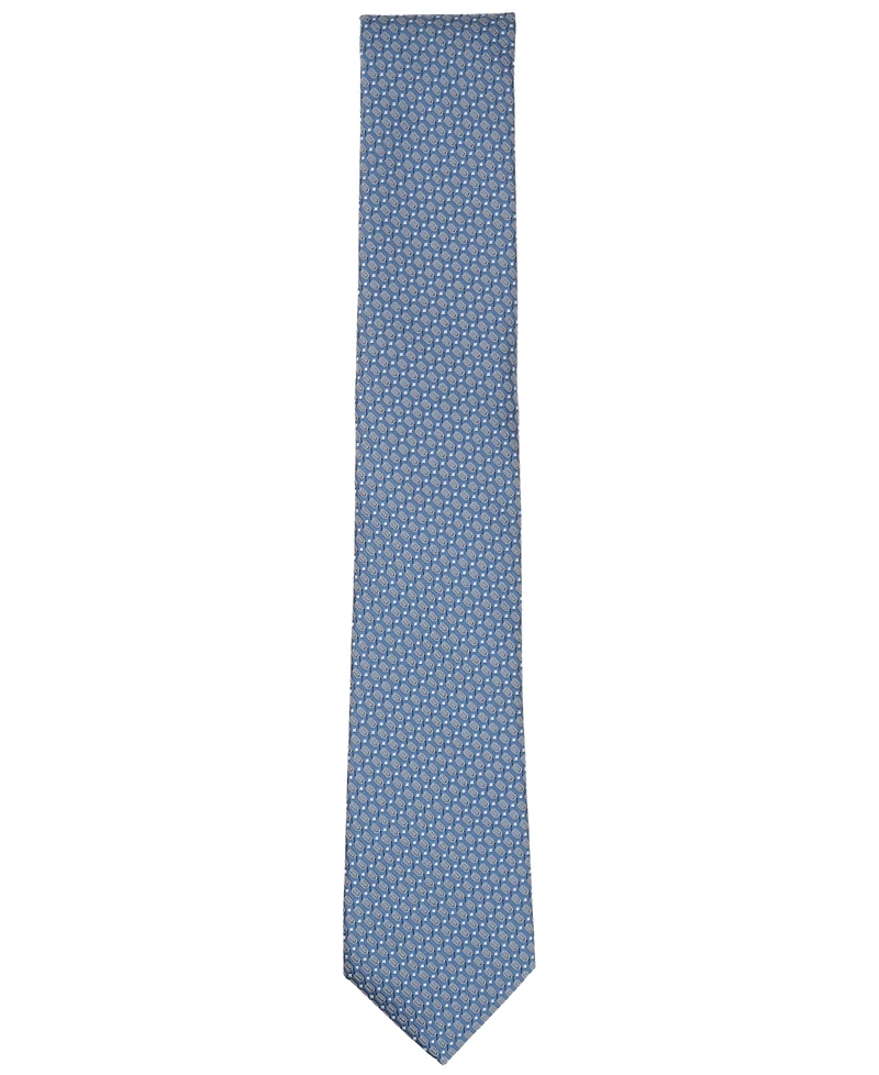 Alfani Men's Renato Geometric Pattern Slim Tie, Macy's Exclusive