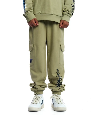 Sovereign Code Boys' 5-20 Cargo Fleece Joggers