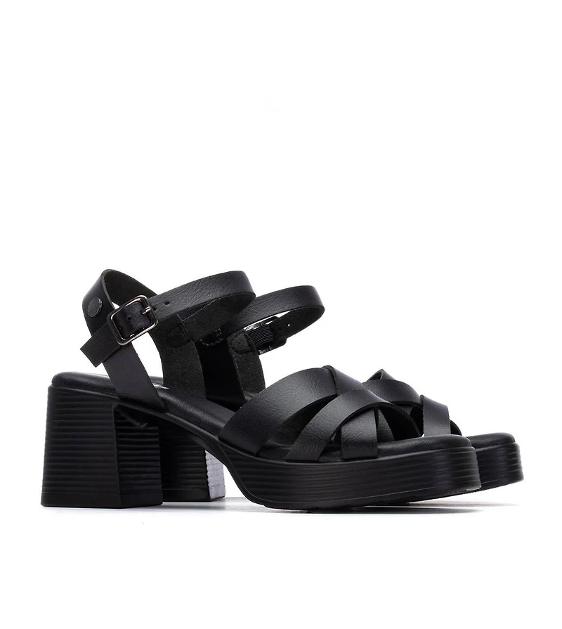 Xti Women's Refresh Collection Block Heel Strappy Sandals