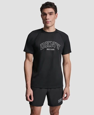 Dkny Men's Raglan Short-Sleeve Swim T-Shirt