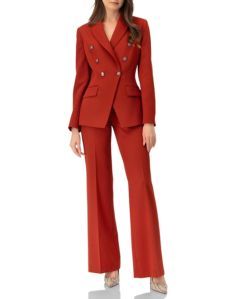 Ivonne Women's Semi-Flared Trousers