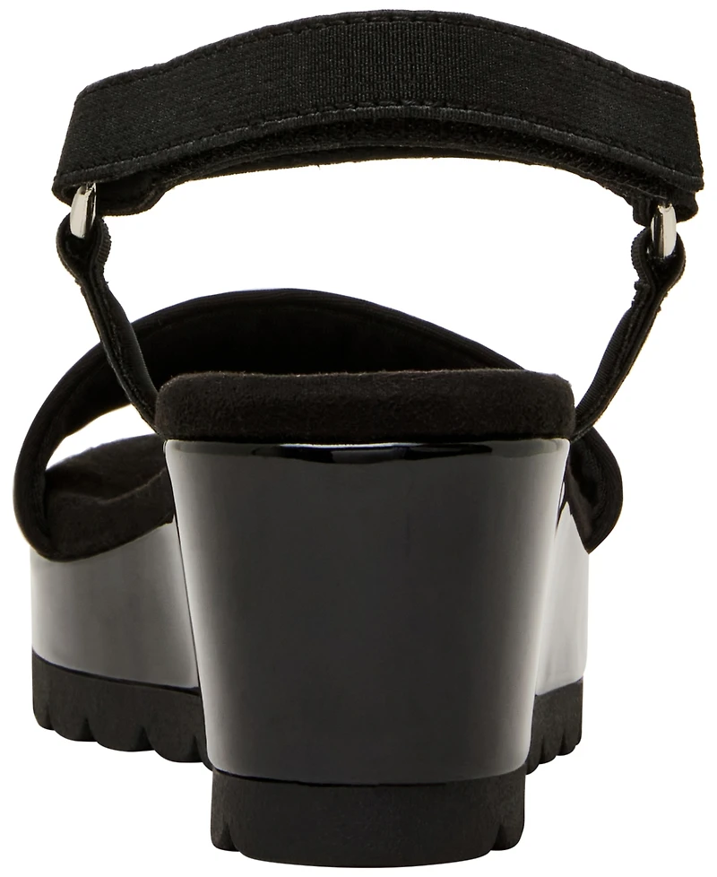 Anne Klein Women's Natasia Round Toe Wedge Sandals