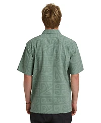 Quiksilver Waterman Men's Tiki Beach Short-Sleeve Shirt