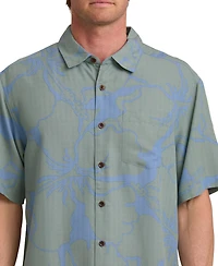 Quiksilver Waterman Men's Bay Breeze Short-Sleeve Shirt