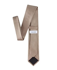 Calvin Klein Men's Grid Pattern Silk Tie
