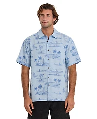 Quiksilver Waterman Men's Sail Away Short-Sleeve Shirt