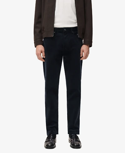 Mango Men's Corduroy Regular-Fit Pants