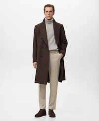 Mango Men's Fluid Regular-Fit Trousers