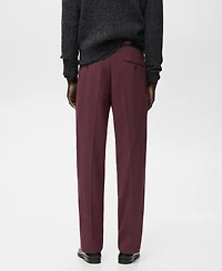 Mango Men's Fluid Regular-Fit Trousers