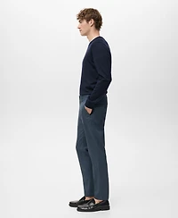Mango Men's Prato Cropped Tapered Chino Pants