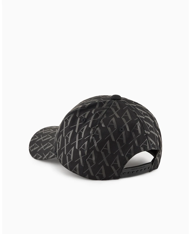 A X Armani Exchange Men's Allover Logo Hat