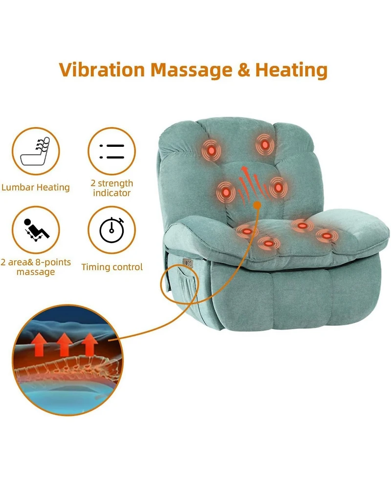 Dyhome Dining Chairs Set of 2, Mid Century Modern Upholstered Boucle Kitchen Room