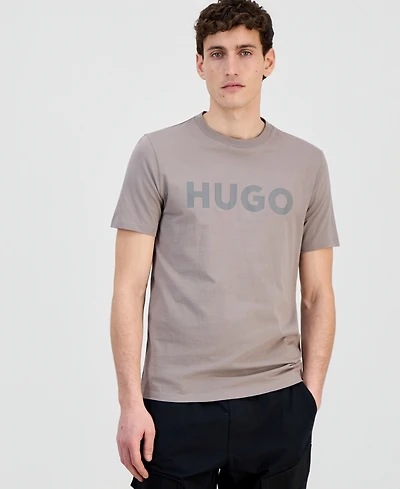 Hugo Boss Men's Cotton Logo Crewneck Short-Sleeve T-Shirt