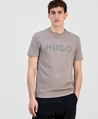 Hugo Boss Men's Cotton Logo Crewneck Short-Sleeve T-Shirt