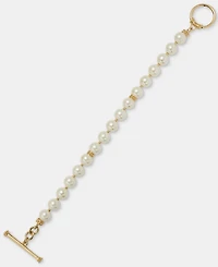 Lauren Ralph Lauren Imitation Pearl Flex Bracelet